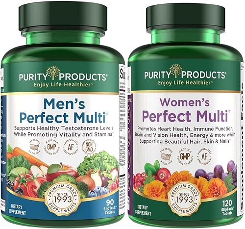 Bundle - Perfect Multi para hombre + mujer Perfect Multi de Purity Products - Hombres - Apoya vitalidad saludable, energía + más - Mujeres - Apoya
