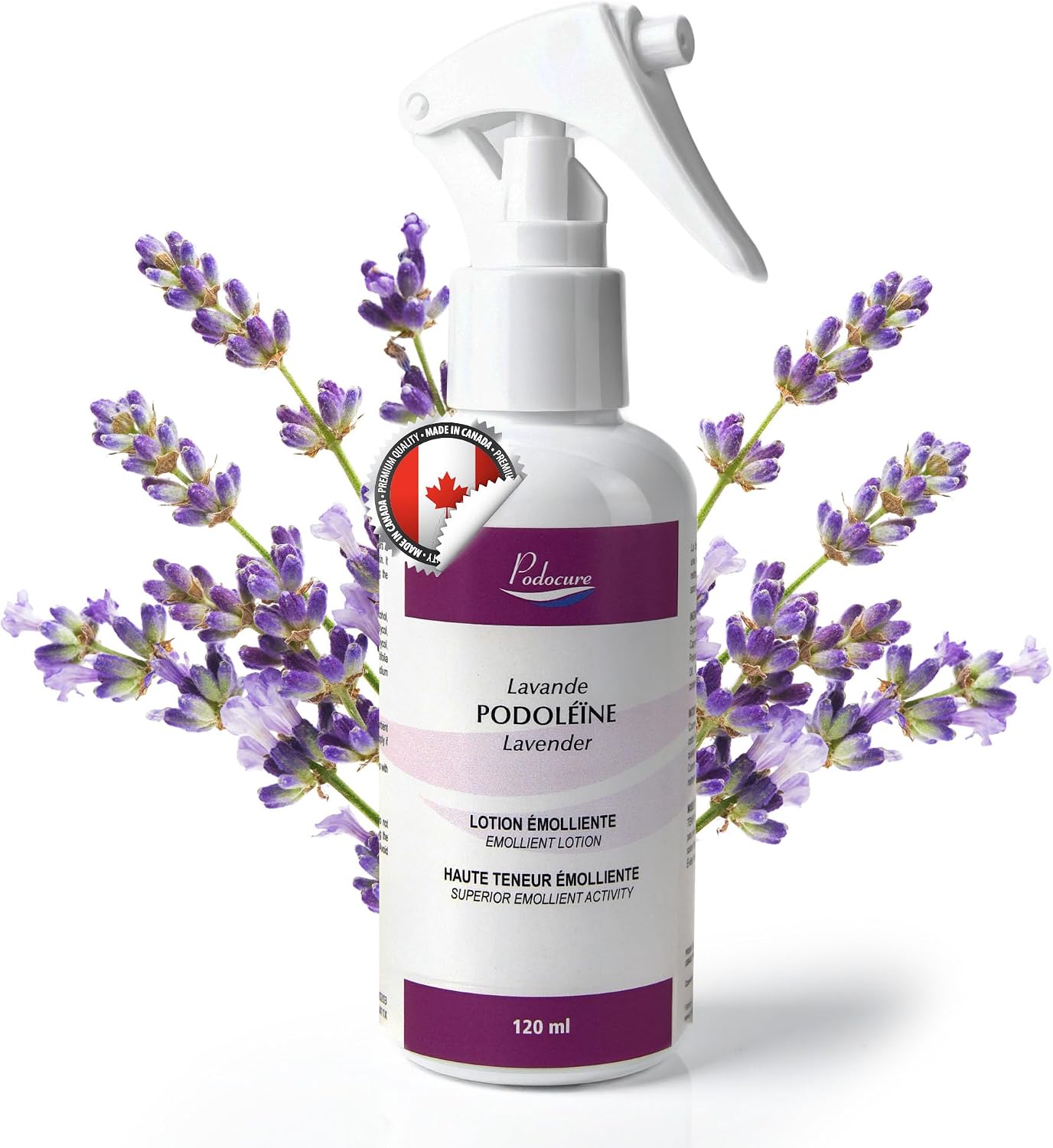 Professional Callus Softener Spray | Peeling Spray for Dry Cracked Heels | No-Soak Foot Emollient Solution | Exfoliates, Hydrates, Deodorizes & Smooths Dead Skin | Feet Callus Remover 120ml