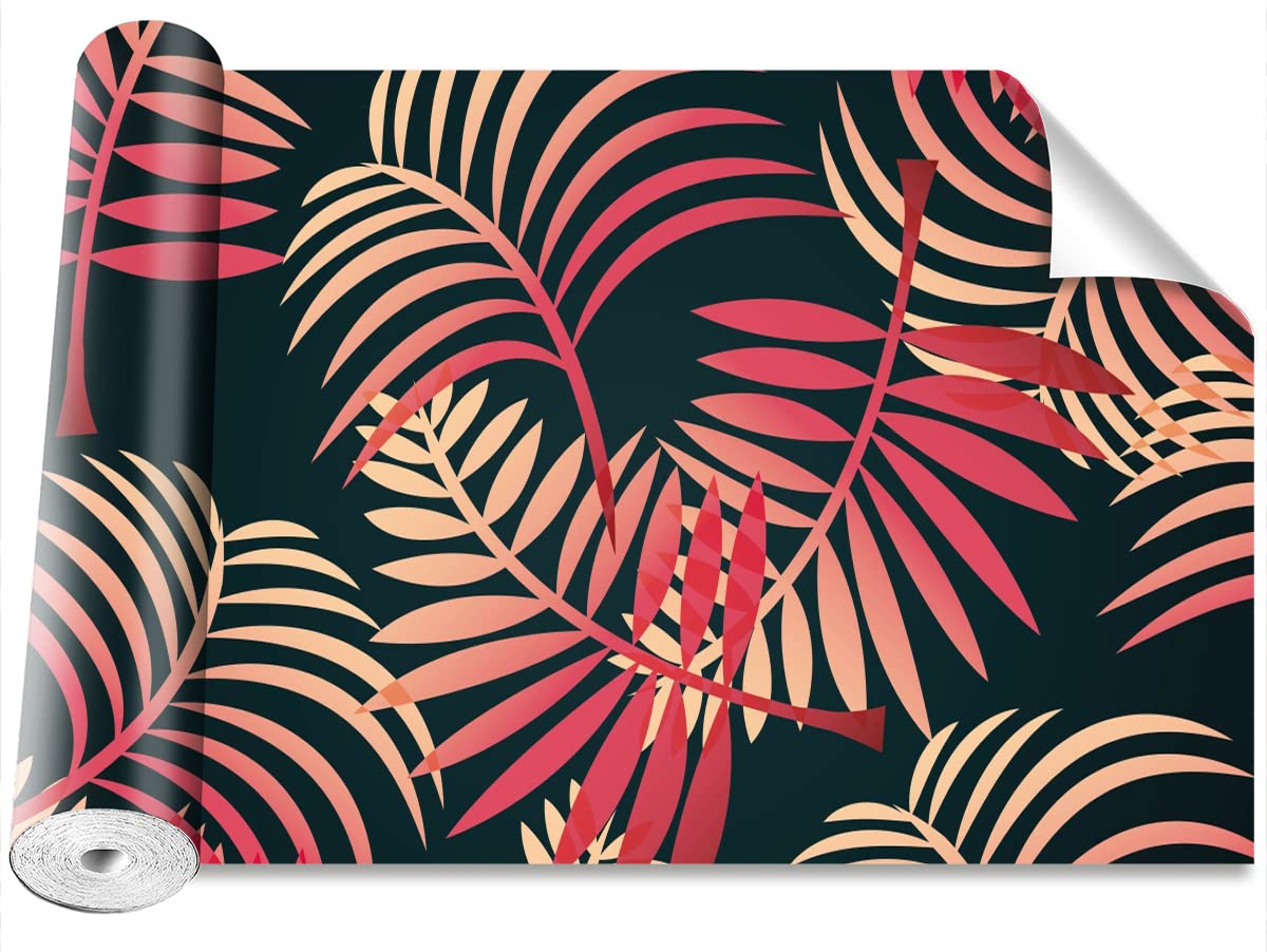 Papier peint feuilles de palmier Tulup 250x104cm pour rénover un mur abîmé avec élégance moderne