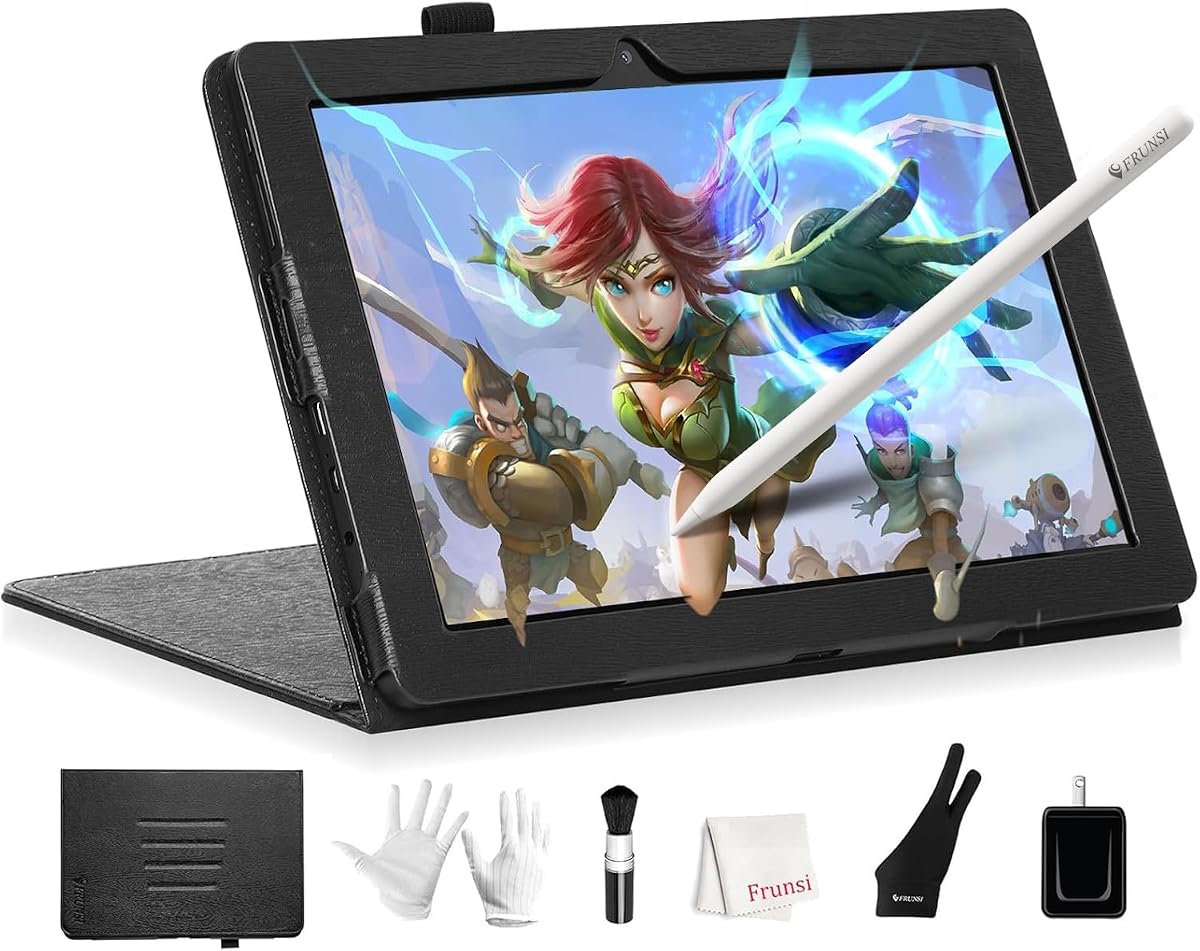 Tableta de dibujo independiente T8 Tableta de dibujo de 8 pulgadas No se necesita computadora | No se necesita computadora, CPU Octa-Core, aplicaciones de dibujo y tutoriales preinstalados, más artículos adicionales para principiantes, artistas y estudiantes