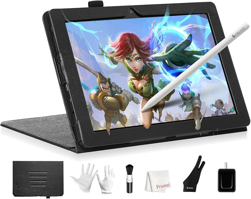 Tableta de dibujo independiente T8 Tableta de dibujo de 8 pulgadas No se necesita computadora | No se necesita computadora, CPU Octa-Core, aplicaciones de dibujo y tutoriales preinstalados, más artículos adicionales para principiantes, artistas y estudiantes