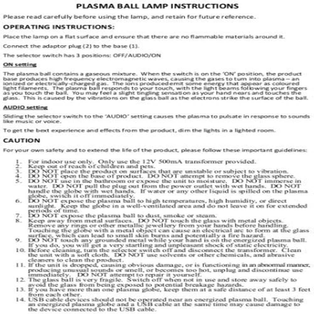 Lebbeen Plasma Ball Lamp (4.0 Inches) - Image 14