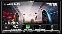 Vista 1 de KENWOOD DMX908S EXCELON Receptor multimedia digital con pantalla táctil LCD de 6.95 pulgadas, Apple CarPlay inalámbrico y Android Auto, doble Din