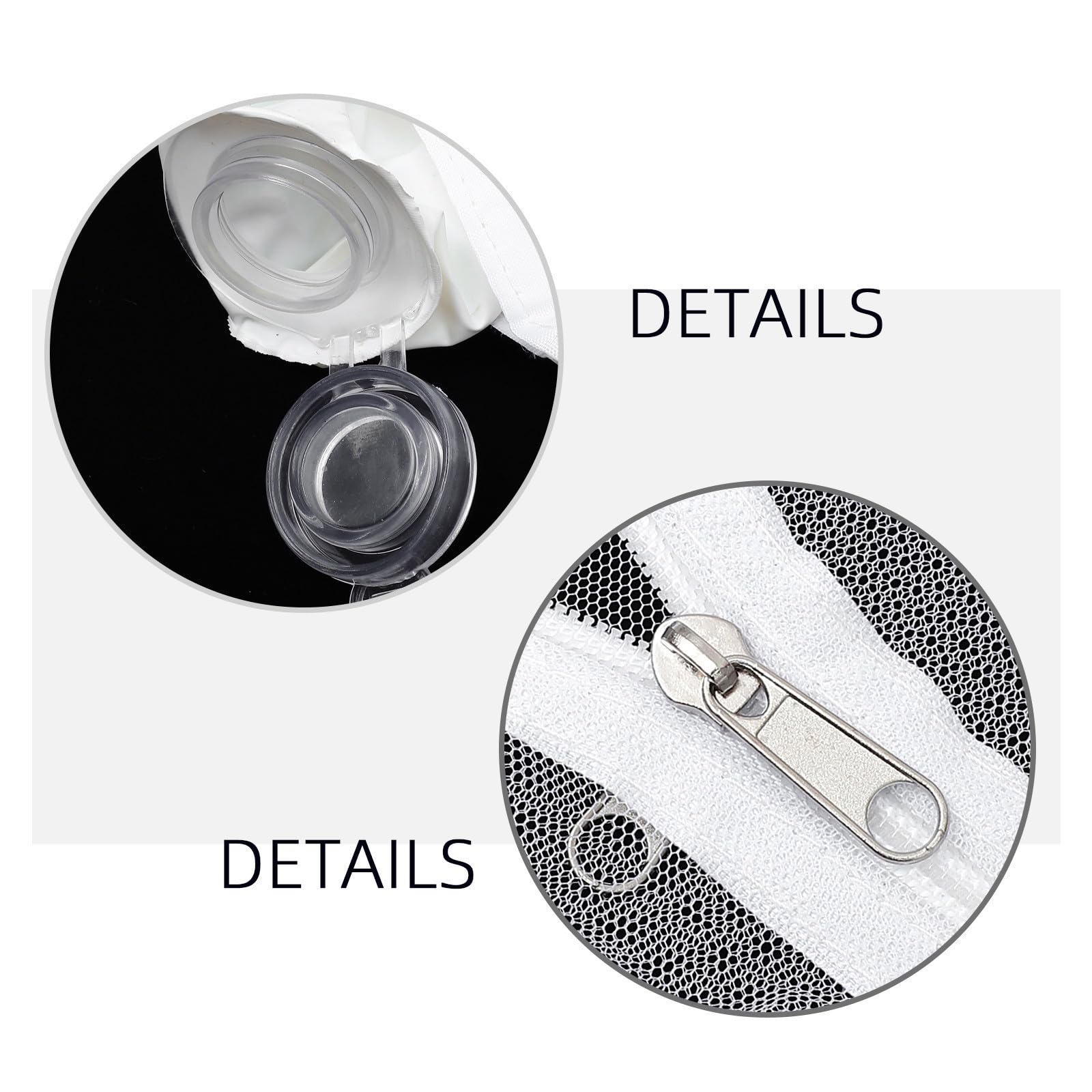 Sonnenschirmnetz für Terrasse aus Polyester und Aluminium, Faltbar