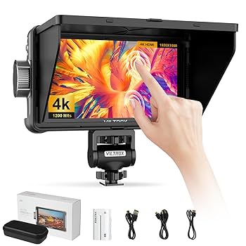 VILTROX DC-550 Pro Kamera Saha Monitörü 1200Nit 5,5 inç 4K HDMI