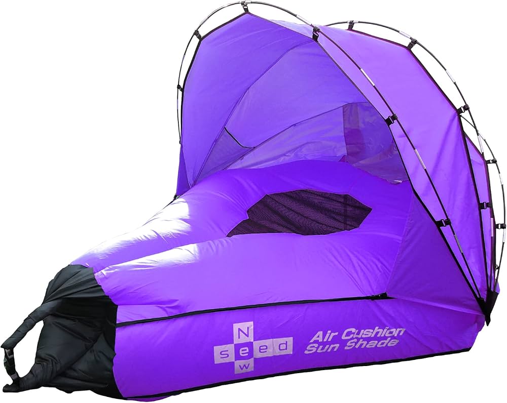 Amazon | 水陸両用 エアークッションテント パープル | Newseed