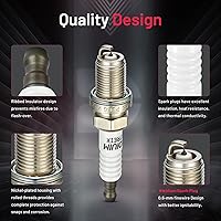 Vista 4 de BDFHYK Juego de 4 bujías de iridio compatibles con Honda Civic, compatible con Volkswagen Passat Golf Jetta Scirocco 1.6L 1.8L 2.0L L4 Reemplazo