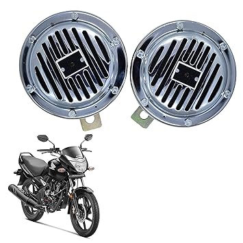 Vagary Chorme Finishing High Sound Universal Wind Tone Horn for Honda Unicorn