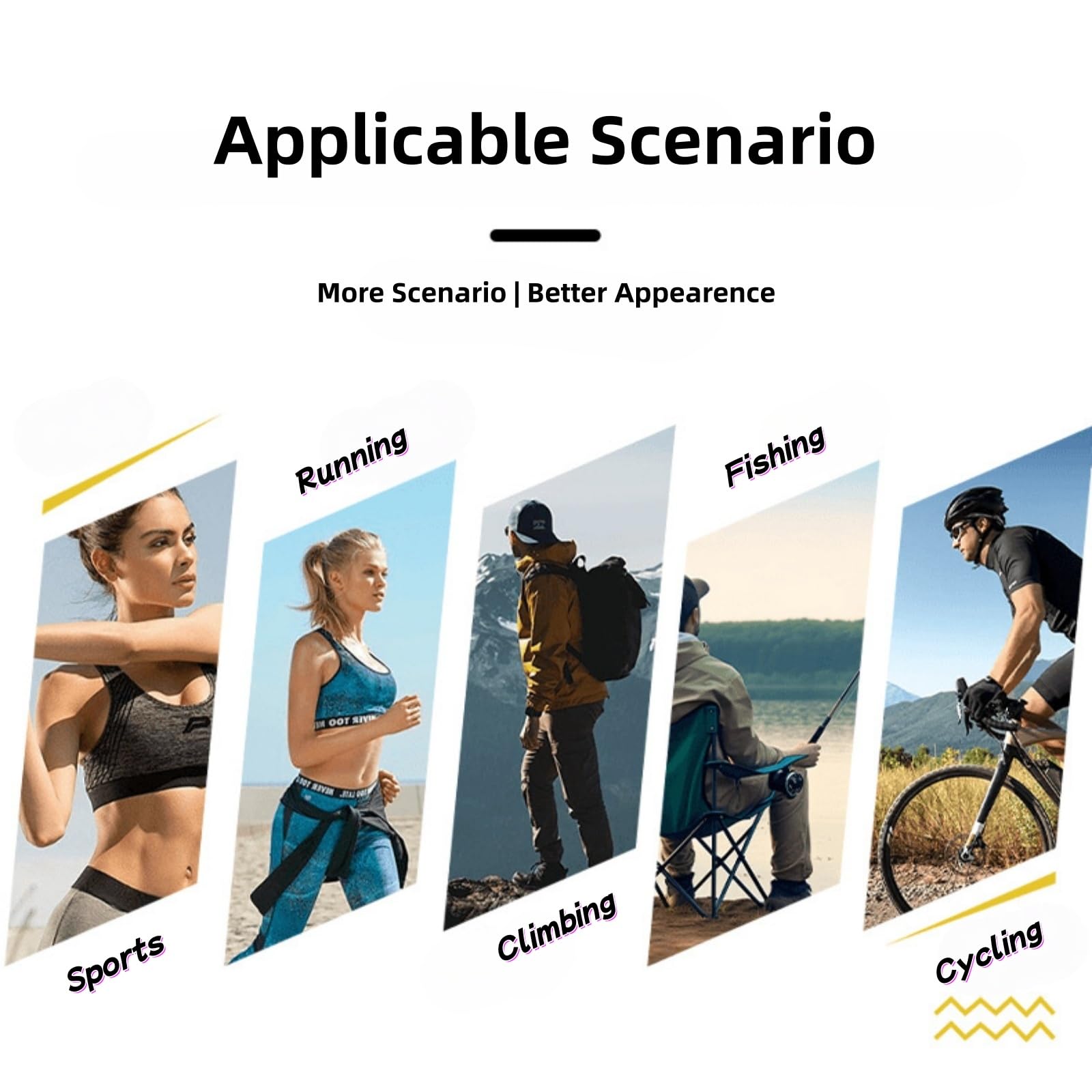 Occhiali da ciclismo fotocromatici per uomini e donne, occhiali da sole sportivi con montatura HD per bicicletta