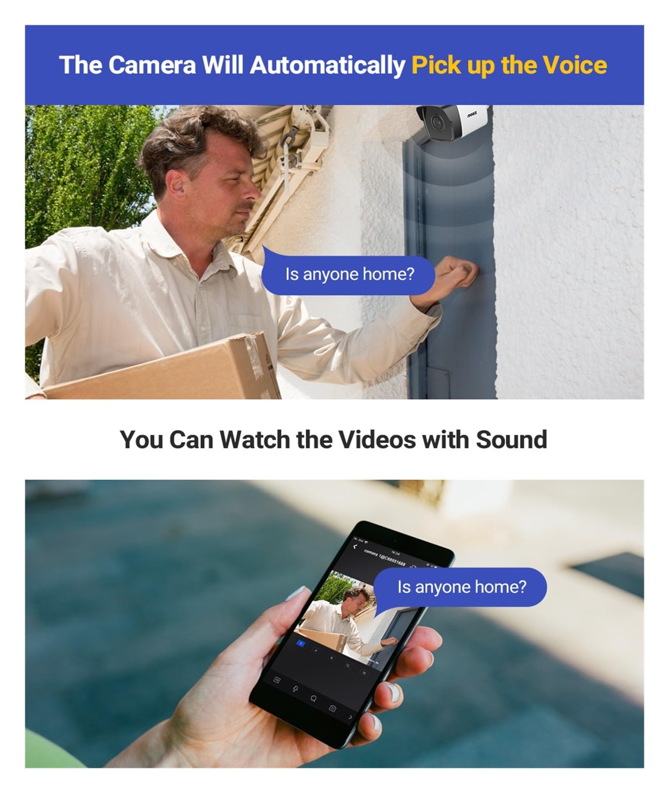Système de caméra de sécurité H500 8CH 5MP, Kit NVR, vidéosurveillance(4T,4CH Dome Camera)