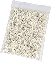 Vista 15 de INSPIRELLE 3000 cuentas redondas sueltas de perlas de imitación de 0.236 in (0.236 in), cuentas espaciadoras sueltas para manualidades, collares