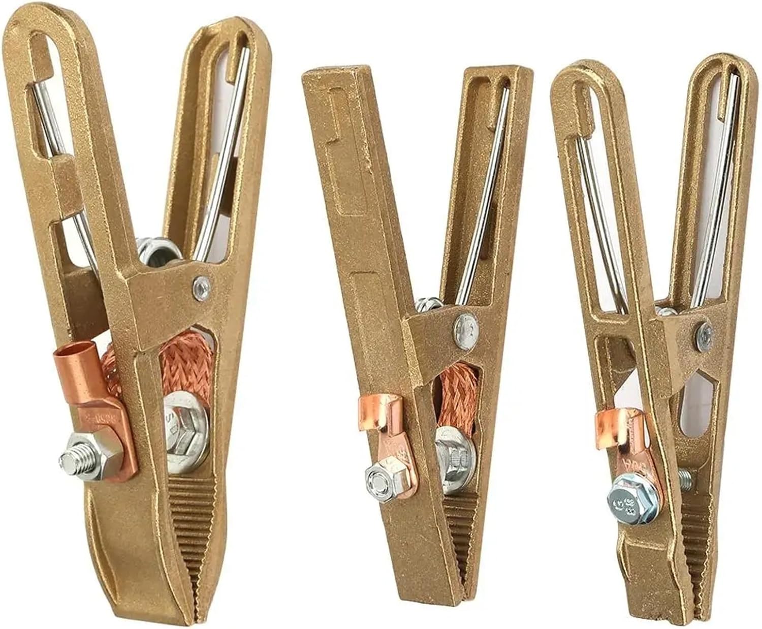 Copper Welding Electrode Holder Earth Ground Cable Clip For Clamp Welder 1Pcs(260a)