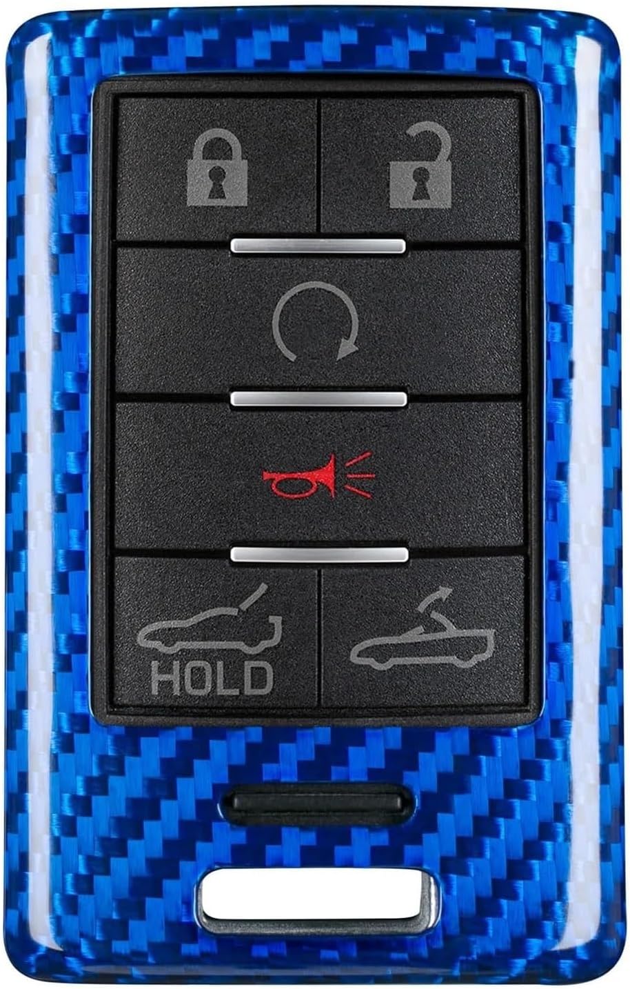Carbon Fiber Key Fob Cover Compatible with Corvette C6 C7 Z06 ZR1 2014-2019 Key Case Cadillac ATS CTS DTS XTS SRX STS Escalade 2008-2014