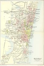 Chennai - Madras Map Journal: Vintage 1893 Map of Madras Notebook (Blank Lined Journal, 6"x9" Lined Pages, 200 pages)