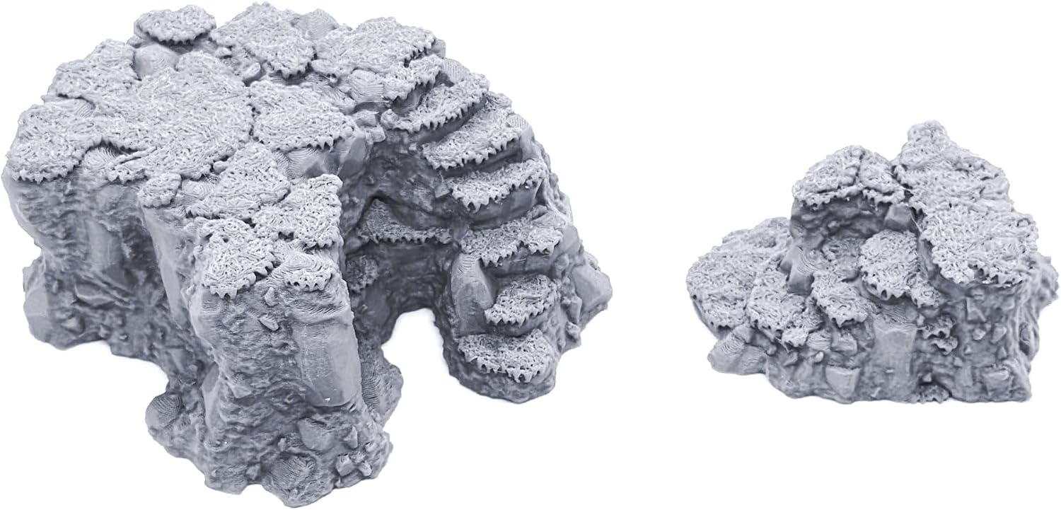 EnderToys Grassy Gnoll by Printable Scenery, 3D Printed Tabletop RPG Scenery and Wargame Terrain 28mm Miniatures