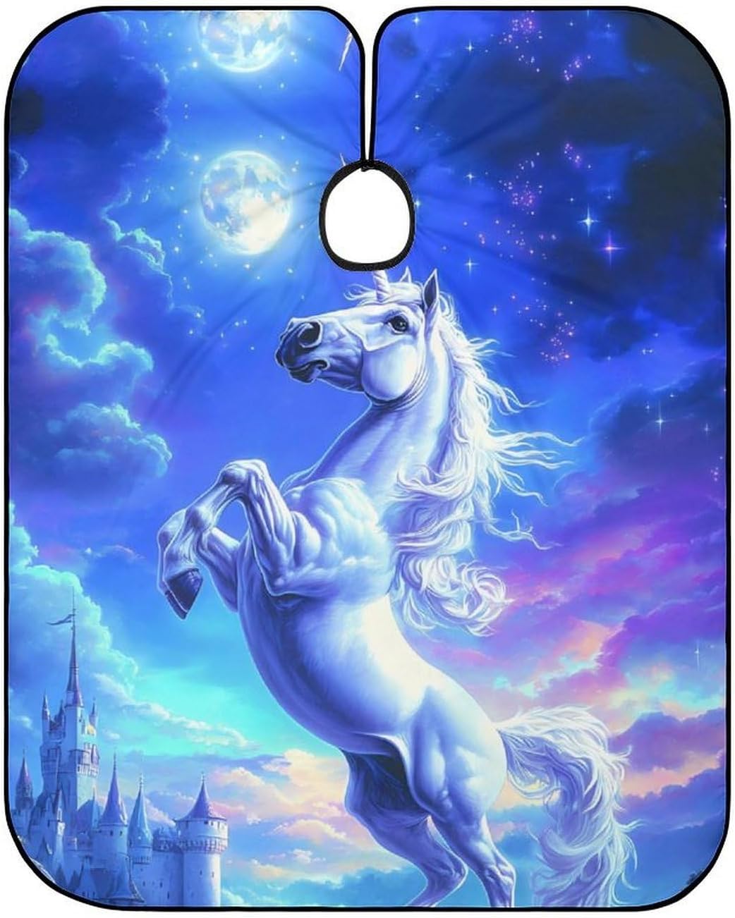 Un-icorns Kingdoms Barber Cape Professional Hair Cutting Apron Hairdresser Cape for Men Women