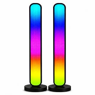 HUMAIZAR RGB LED Light Bars, 2 Pack, App and Remote Control, USB Powered Dimmable Ambient Lights for Gaming Setup, TV, PC, Bedroom and Streaming