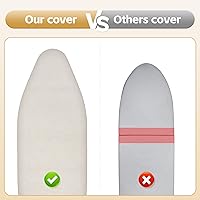 Vista 2 de Tabla de Planchar Pequeña de Sobremesa con Cubierta Resistente al Calor, Tabla de Planchar Compacta Mini con Marco de Malla Metálica