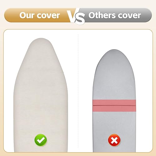 Miniatura 2 de Tabla de planchar pequeña con cubierta resistente al calor, mini tabla de planchar compacta con marco de malla metálica, para dormitorios, aprtment