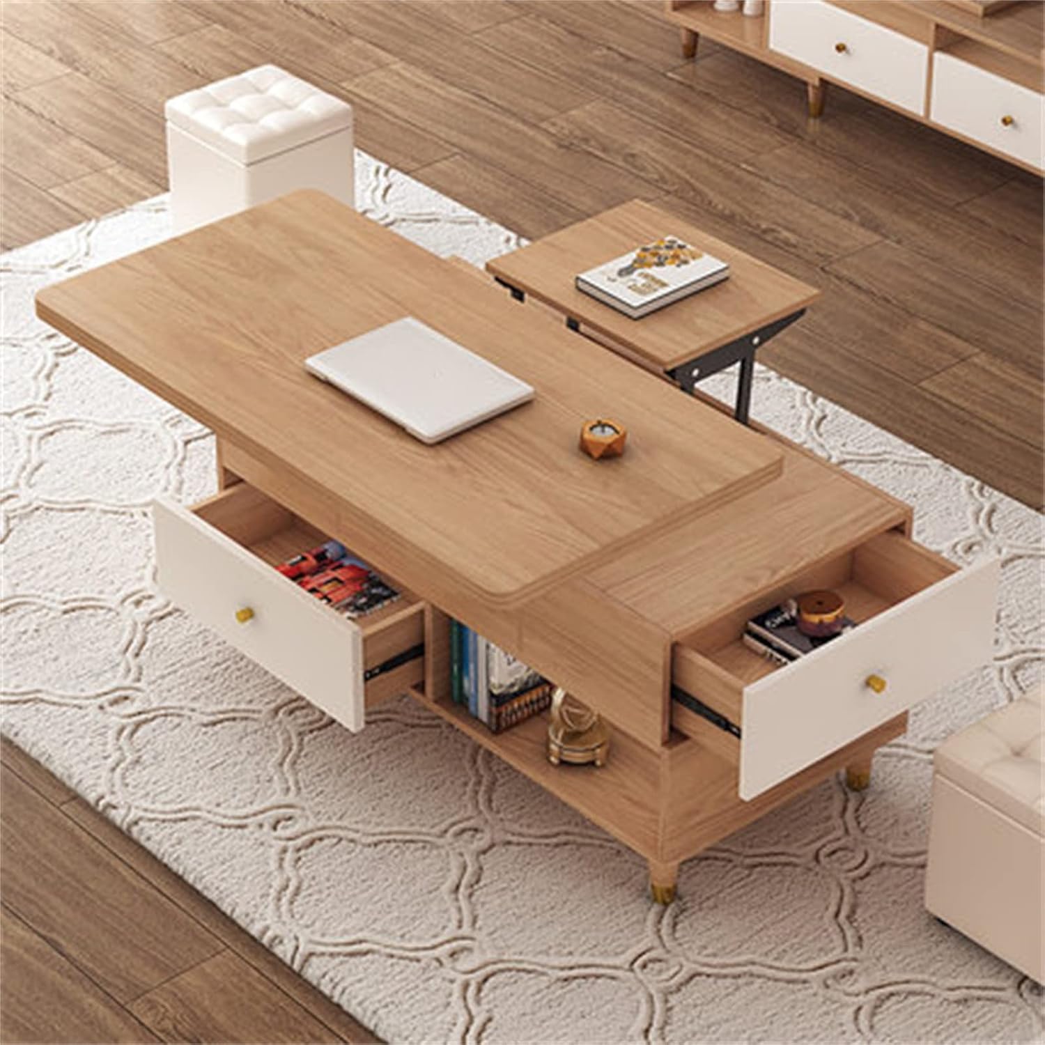 山本教行作　灰釉掛分面取花入 山本教行作 灰釉掛分面取花入