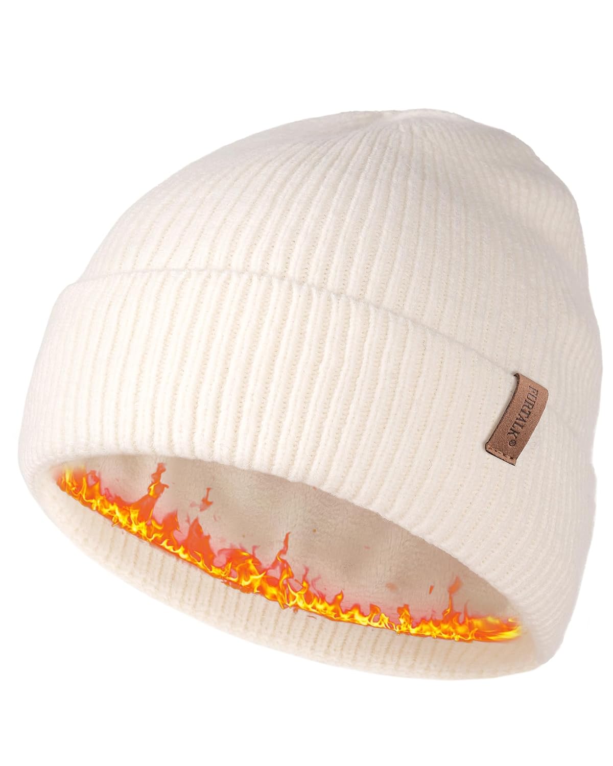FURTALK Winter Hats for Men Women Fleece Lined Beanie Warm Cuffed Outdoor Skull Cap