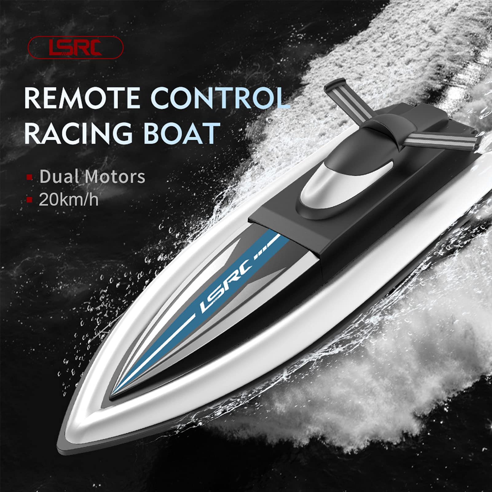 Bateau RC Télécommandé Goolsky - Jouet Étanche 2.4GHz Pour Piscine Lac Mer