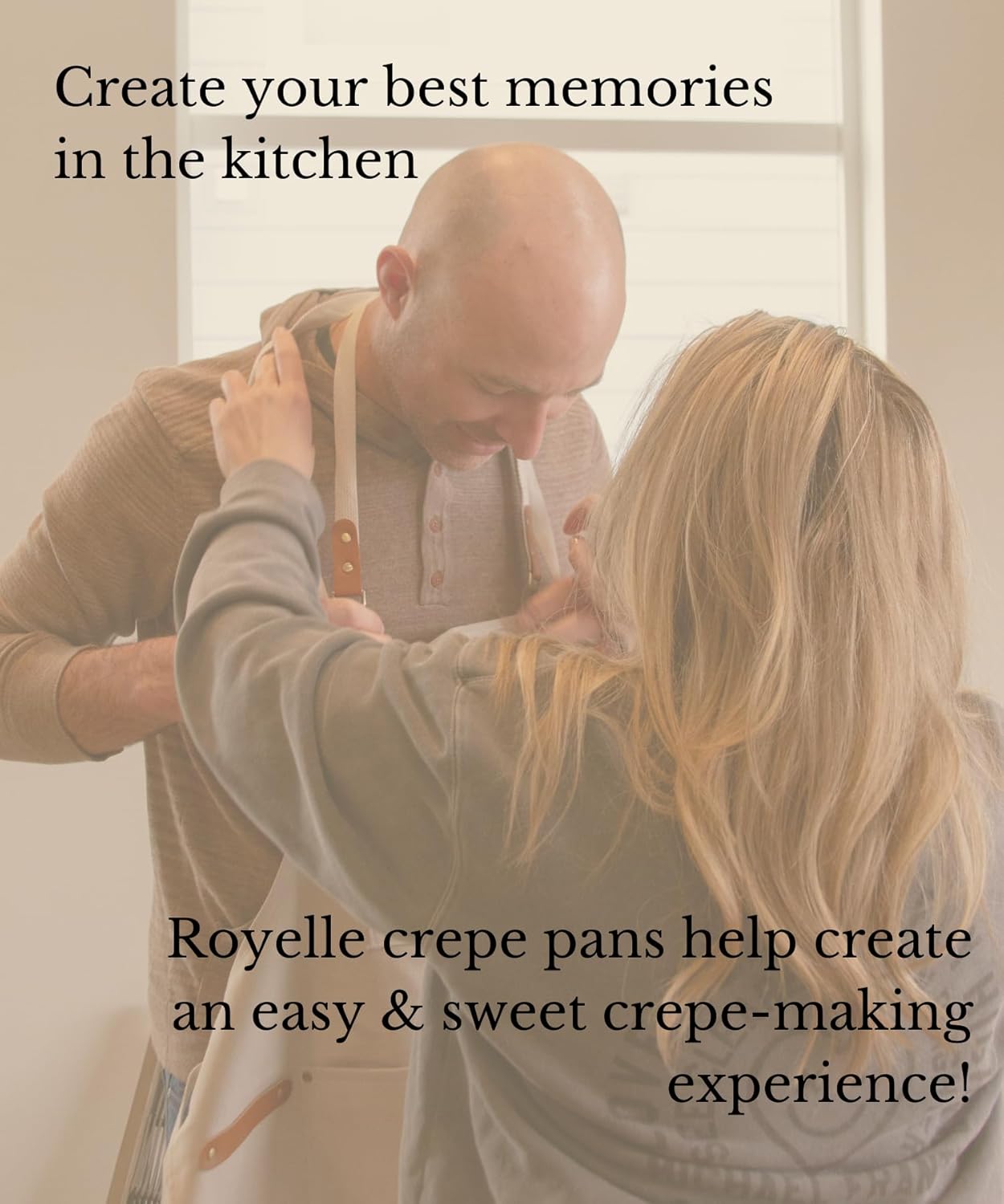 Royelle | Handmade Cookware | High-Quality Materials | Durable | Made of High Quality Aluminum and Wood | Crepe Pan Set | Includes a Crepe Pan, 18in Wooden Flipper, and Wooden Spinner