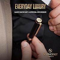 Vista 77 de Scriveiner Green Rollerball EDC Luxury Pen, Stunning Pocket Pen with Chrome Finish, Cool Writing Pen, Best Gift for Men & Women, German Schmidt