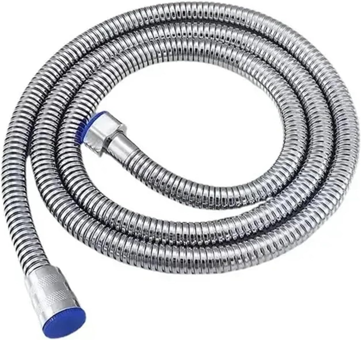 Hose Watering Garden Water Hose Flexible SUS304 Shower Pipes Black Accessories Bathroom 1.5/2M Extension Extendable(Silver,2m)