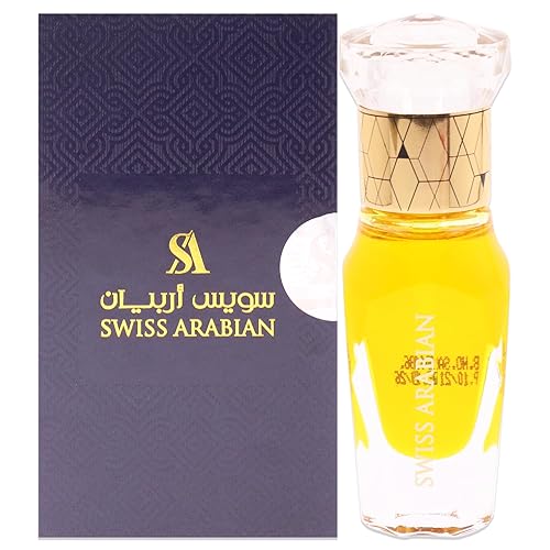 Swiss Arabian Mukhalat El Wahda para unisex Productos de lujo de Dubái Aceite de perfume personal de larga duración Una fragancia seductora,