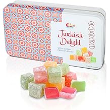 Sarah's Candy Factory, Turkish Delight with Assorted Fruit Flavors (30 oz) Gift Box for Everyone