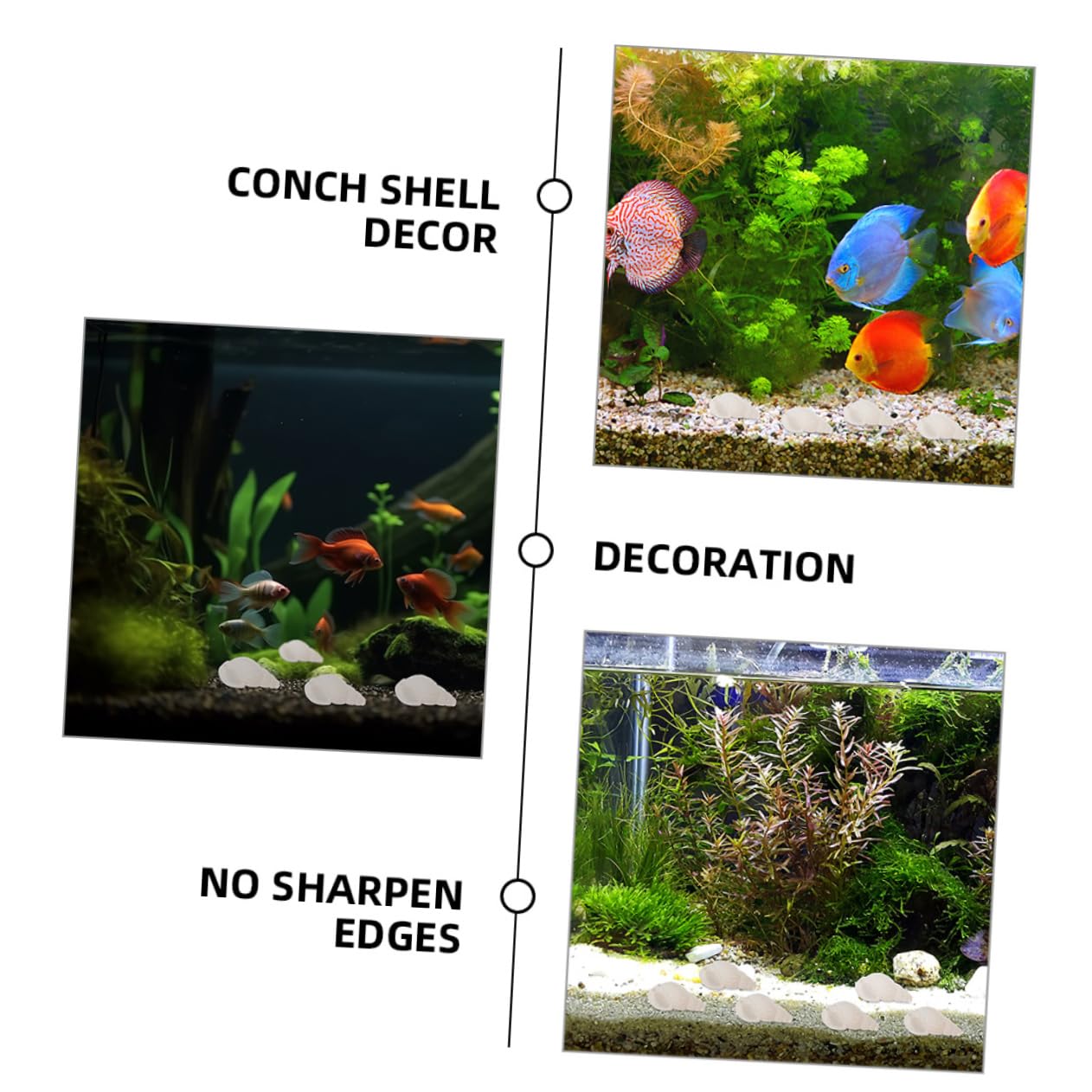 5 Series Decoración De Acuario De Pequeñas para Manualidades Y Adornos 400 Piezas X 5