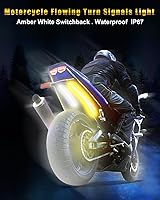 Vista 3 de YM E-Bright Luz intermitente intermitente secuencial LED DRL para automóviles, motocicletas, kit de tira de luz diurna flexible exterior diurna