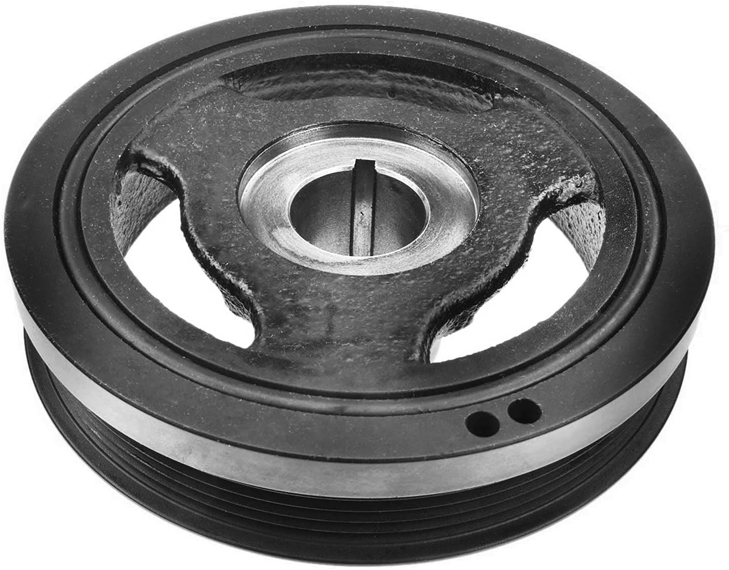 A-Premium Engine Harmonic Balancer Pulley Compatible with Chevrolet Equinox, Malibu, Traverse, Impala, Blazer, Camaro, Colorado & GMC Terrain, Acadia, Canyon & Buick Envision, Regal, DOHC L4 2.0L 2.5L