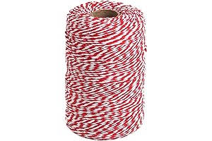 Tenn Well Red and White twine: Ideal for Baking and Christmas Decorations.