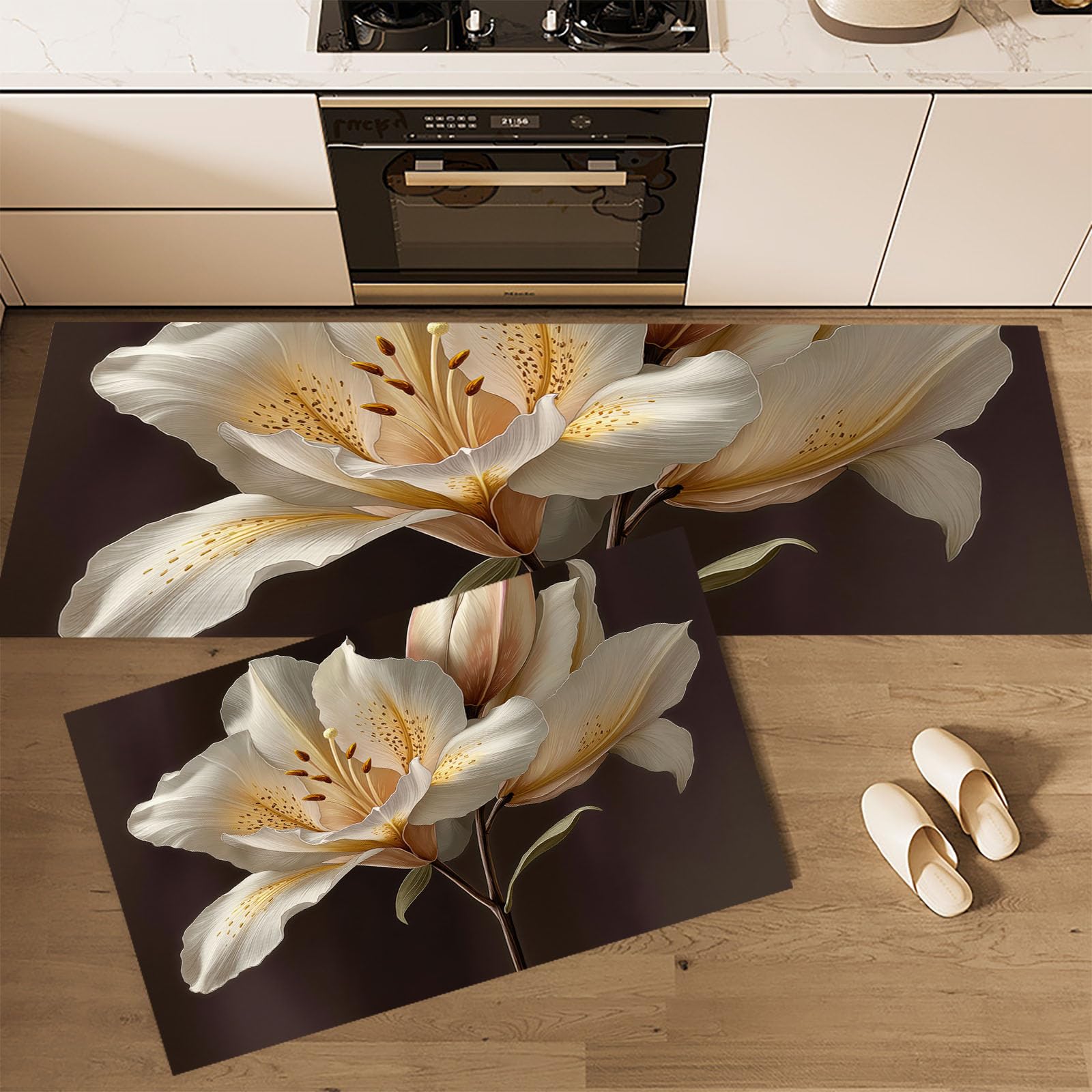 Tapis de cuisine antidérapants grand format 50x150cm pour sol de salon