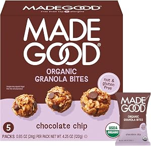 MadeGood Organic Chocolate Chip Granola Bites, 5ct x 0.85oz