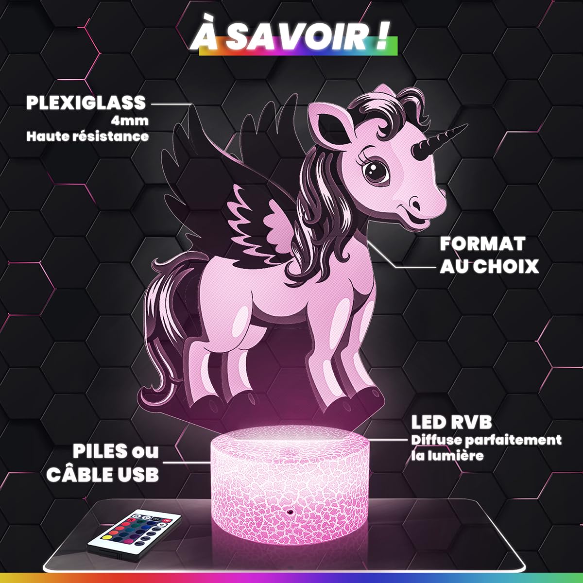 Lampephoto.fr - Lampe 3D Gabby Veilleuse Tactile Led, Effet Hologramme 3D, Idée Cadeau Noël Anniversaire Enfant Jeunesse Ado Garçon Fille, Objet décoration chambre fan de dessin animé