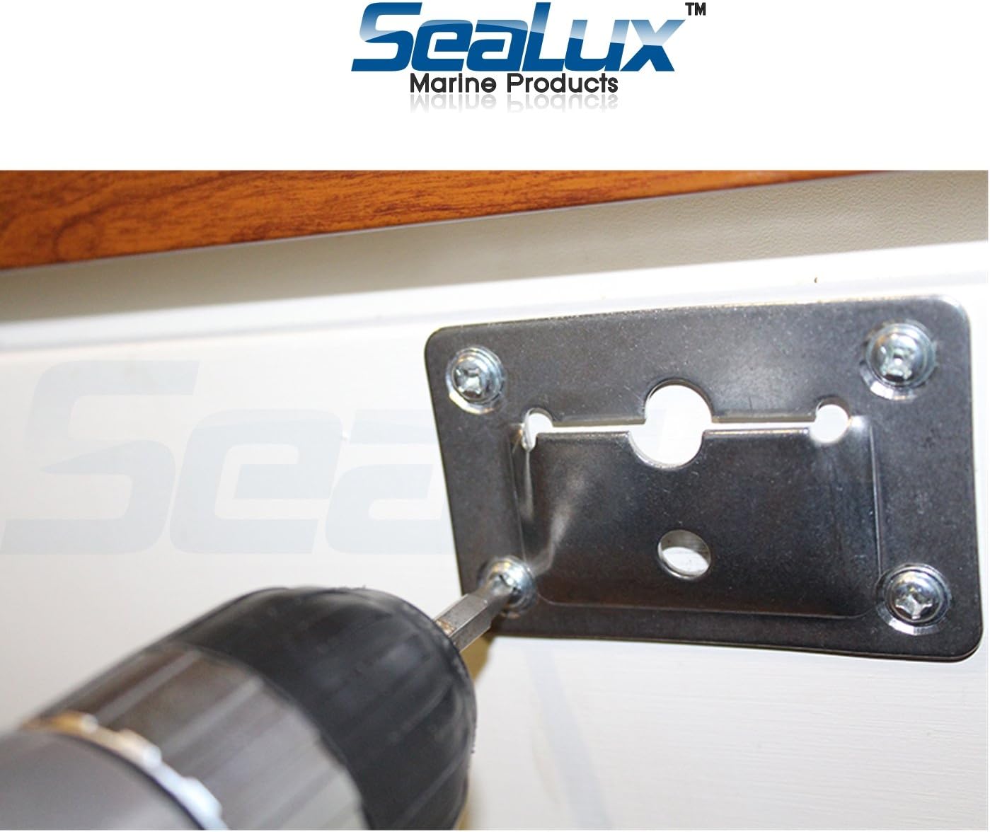 SeaLux Marine Grade Stainless Steel Removable Table Bracket Set of 4 Pieces