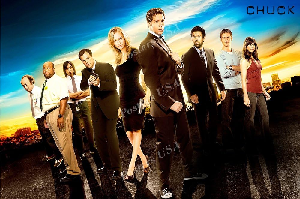 Posters USA Chuck TV Series Show Poster GLOSSY FINISH - TVS183 (24" x 36" (61cm x 91.5cm))