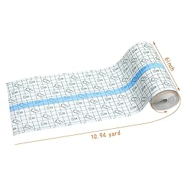 Transparent Dressing Adhesive Bandage Waterproof Clear Adhesive Bandages Stretch Tape for Tattoos Swimming (6 Inch x 10.94 Yard)