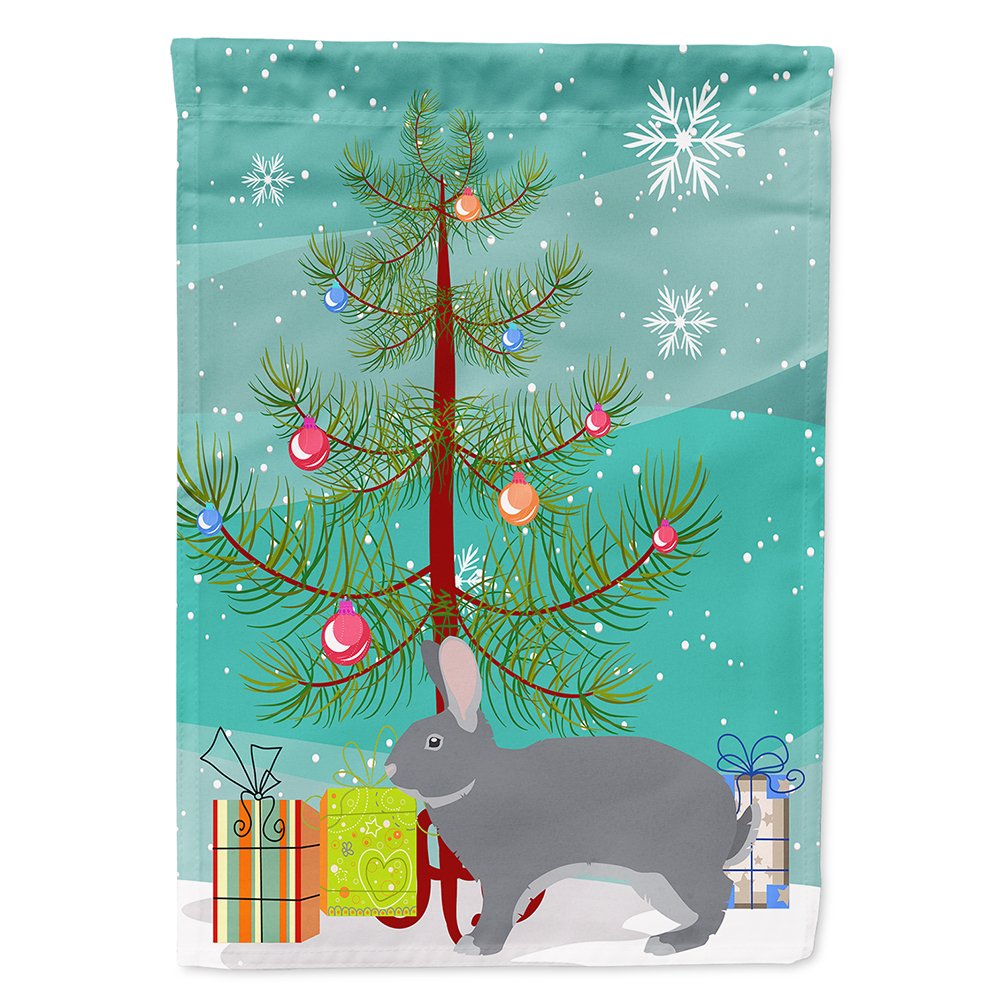 Drapeau Canvas Lapin Chinchilla Géant Noël Caroline's Treasures Grand Format Haute Résistance