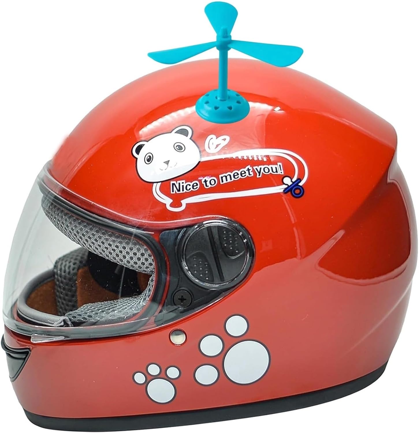 DOT Approved Retro Kids Full Face Motorcycle Helmet,Toddler Vintage Street Electric Scooter Dirt-Bike ATV Helmets,Cool Youth Child Go-Kart Moped Bicycle Helmet for 2-14 Years Old