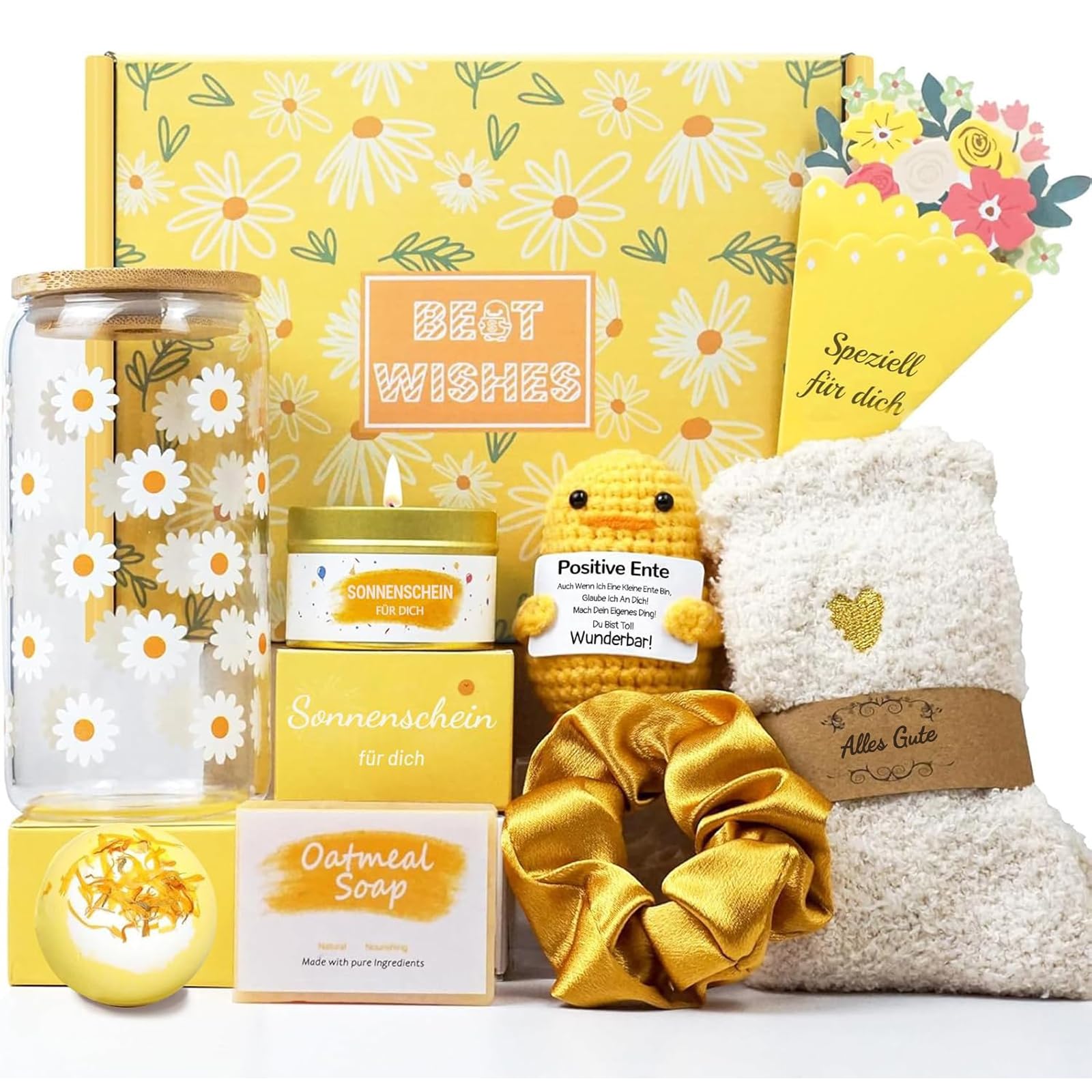 Anugsoe Geschenke für Frauen, Geburtstagsgeschenk für Frauen, Geschenkset Entspannung Wellness Geschenk für Frau, Schwester, Beste Freundin zum Weihnachten Geburtstag