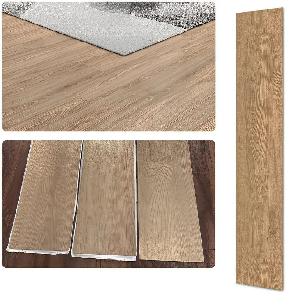 Kit 9 Piso Vinílico Autocolante Régua Madeirado 1,8mm 1,25m2 (P555)