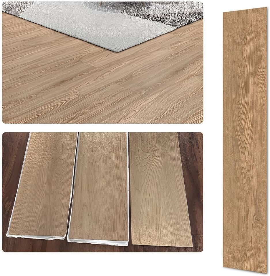 Kit 9 Piso Vinílico Autocolante Régua Madeirado 1,8mm 1,25m2 (P555)