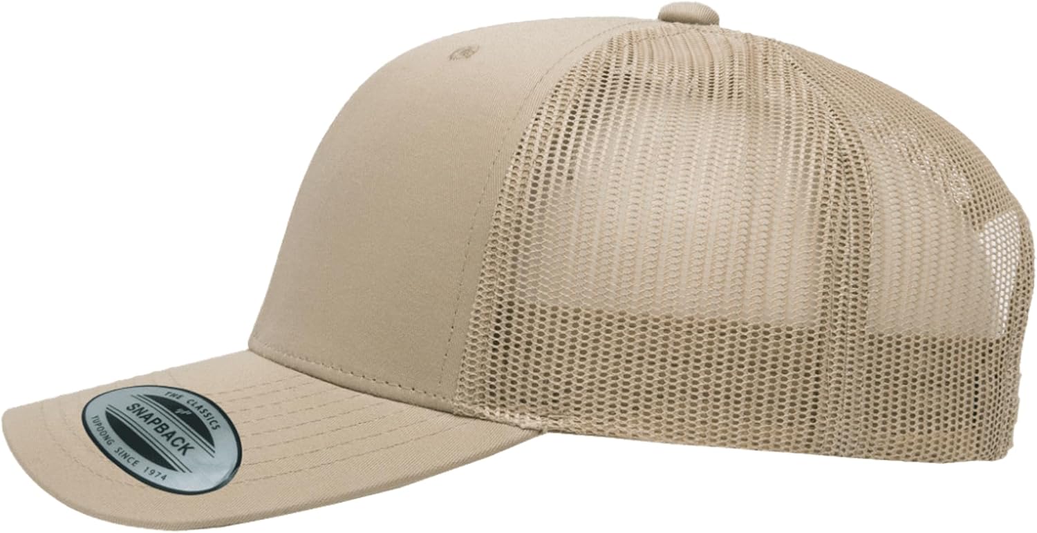 Ice Hockey Trucker Hat – Embroidered Hockey Snapback Cap for Men & Women, Mesh Back Adjustable Baseball Hat
