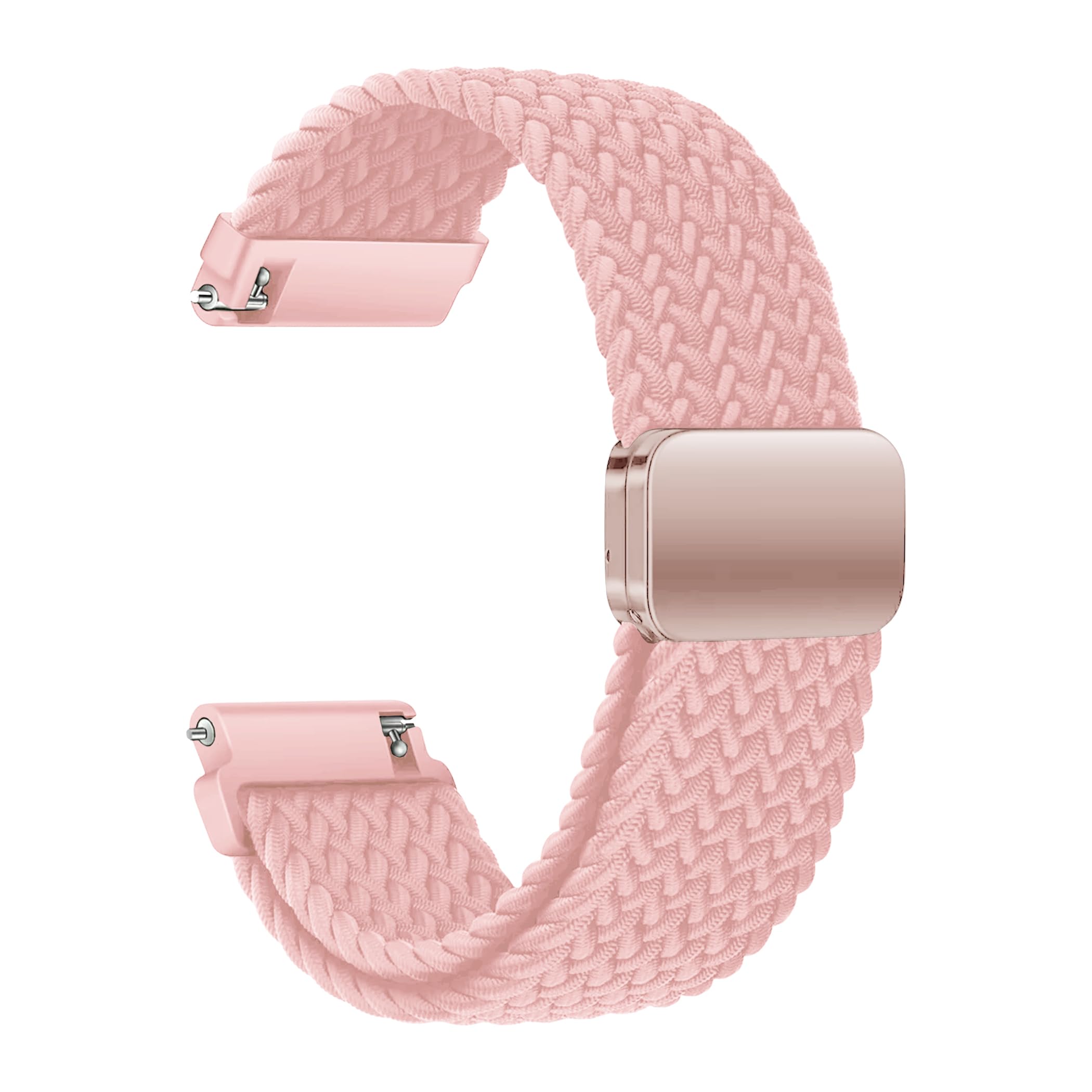 ACM Watch Strap Woven Braided Magnetic compatible with Universal 22mm Size Replacement Strap Smartwatch Adjustable Belt Band-image-30