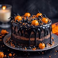 Vista 5 de Perlas de azúcar comestibles negras para hornear, caramelos, Halloween, Navidad, cumpleaños, gránulos para magdalenas, decoraciones, toppers