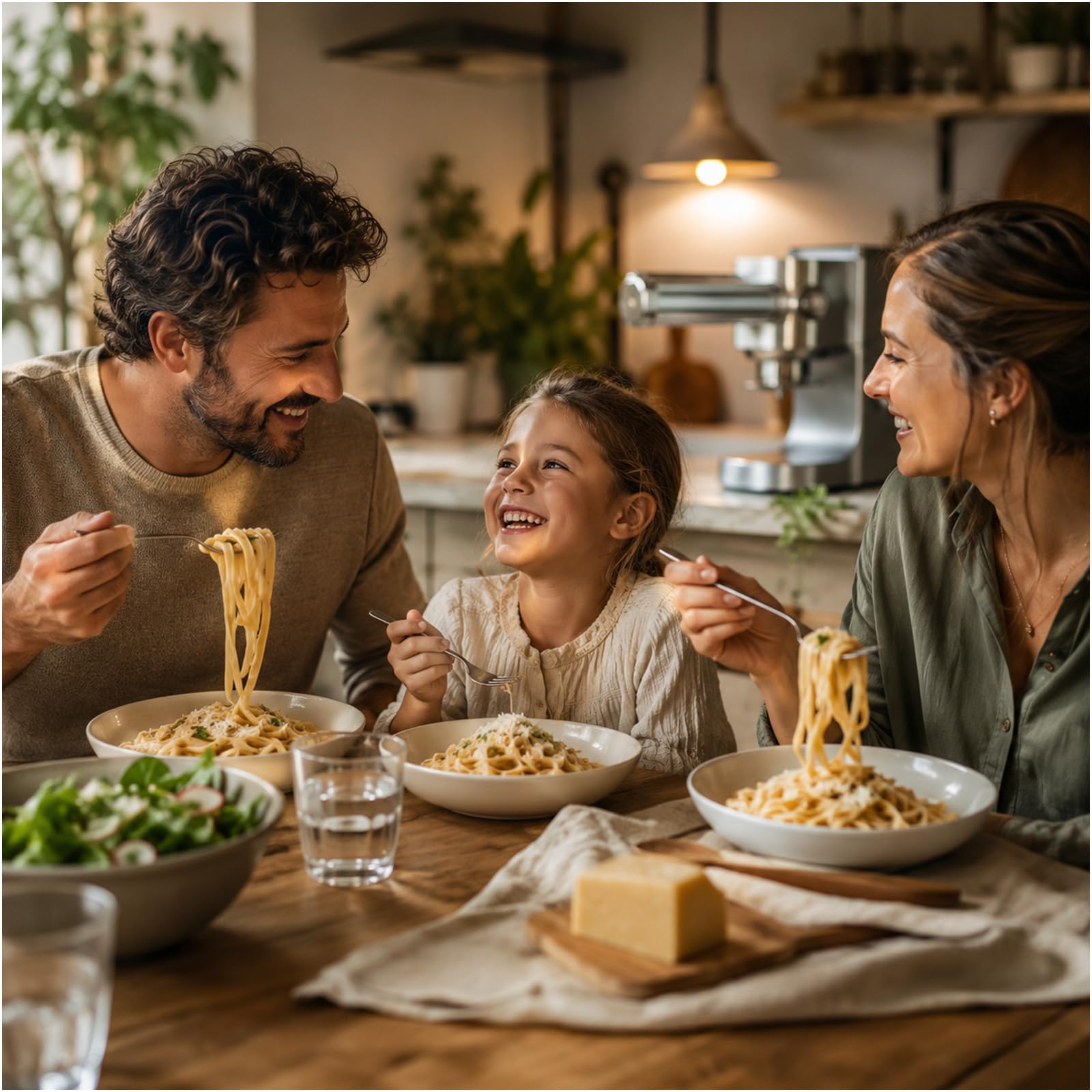 Nudelaufsatz für Kenwood Küchenmaschine 3-teilig – Pasta Roller, Spaghettischneider & Fettuccineschneider – Edelstahl Aufsätze Inklusive Adapter – Küchenmaschinen Zubehör für Kenwood von MMOBIEL
